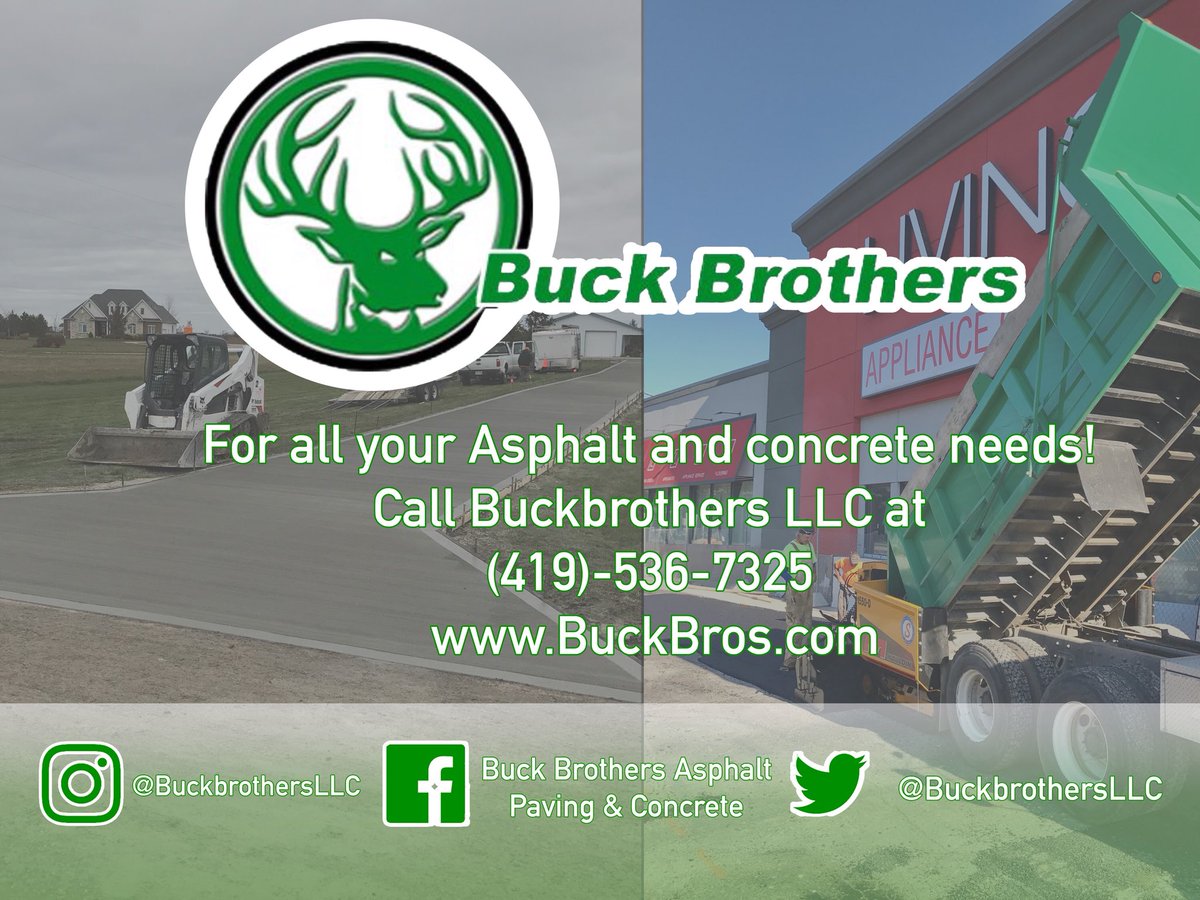 Call BuckBrothers for all your asphalt and concrete needs, get your fee estimate today!