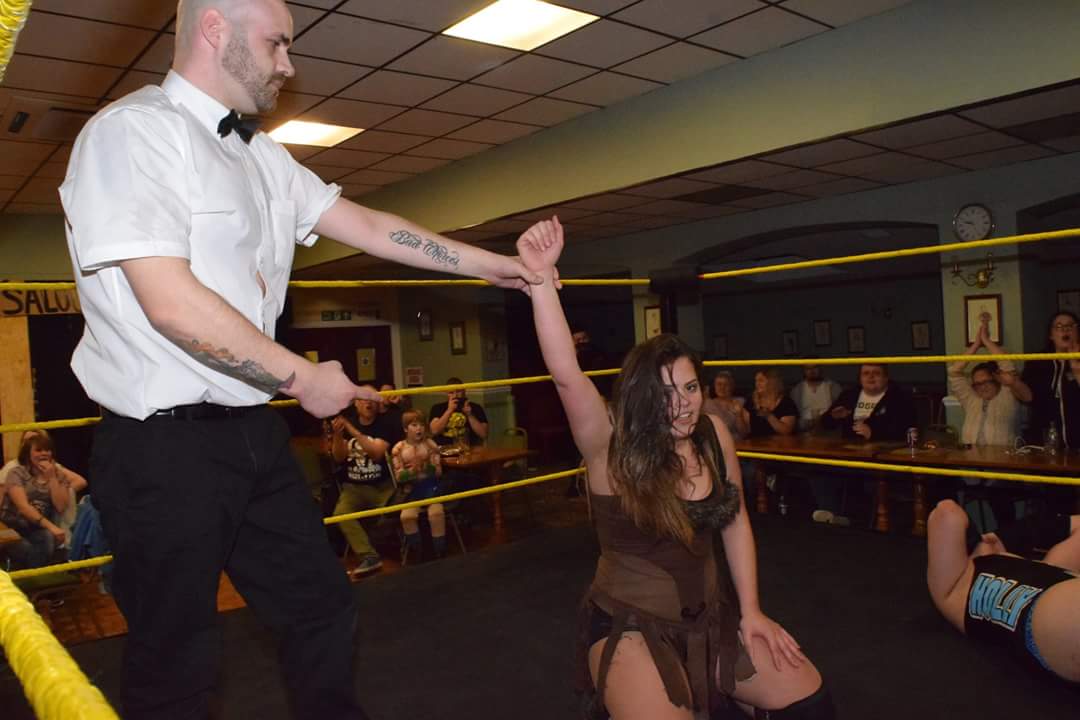 Ironfist_Pro's tweet photo. Congratulations to @SofiaAriwrestle 

Making history this weekend by becoming the first Woman not only to enter the King of The Ironfist Tournament but to win it also. 

Ladies &amp; gentlemen your QUEEN of the Ironfist Tournament. .. Sofia Ari. https://t.co/mLbaTJHO4o