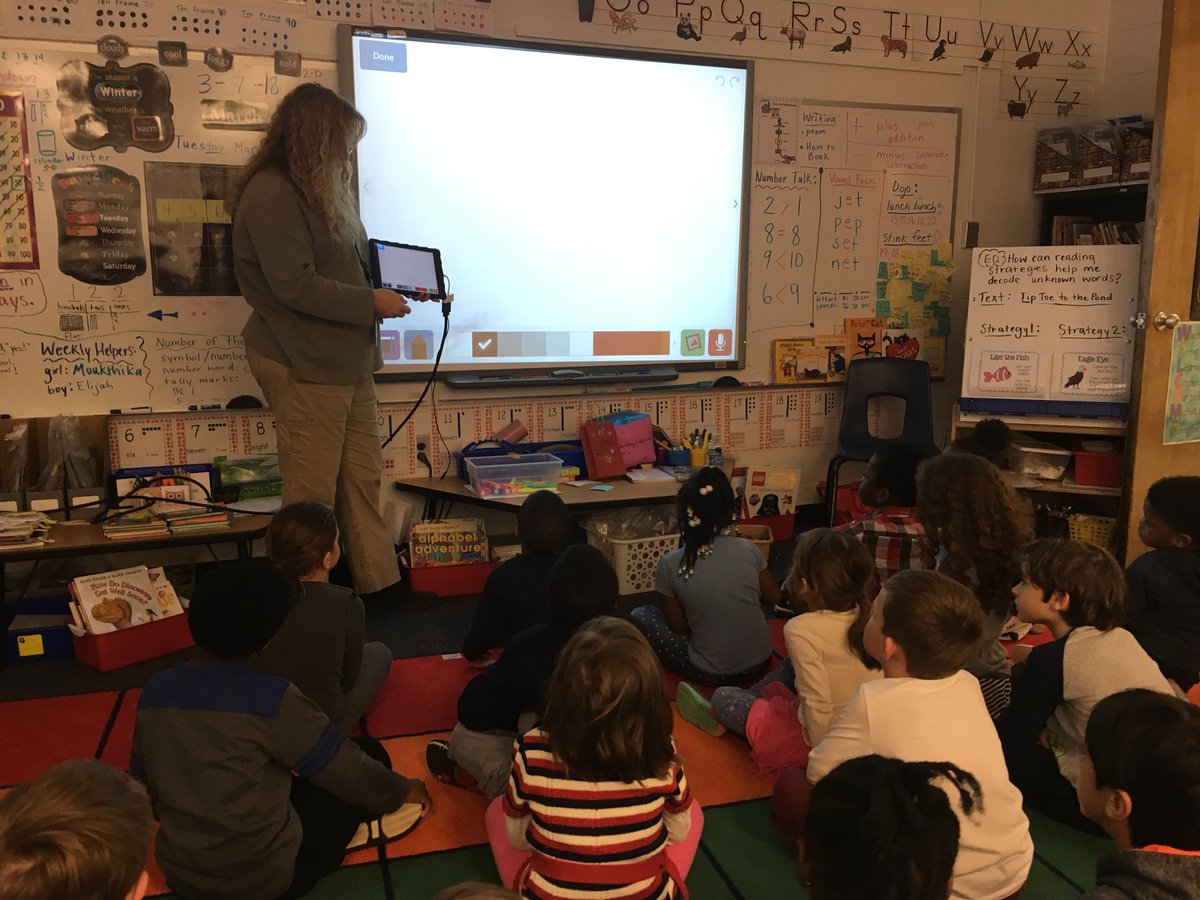 MrsBgifted's tweet photo. Thank you Ms. McCurry for teaching us about the app My Story we will use to publish our “How to books!” #KSEpride #engagecobb https://t.co/9a2WEBLuZ3