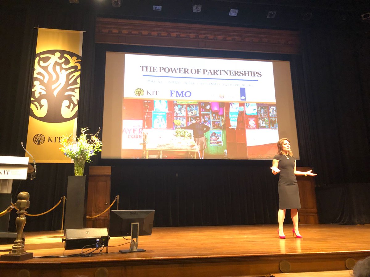 Today <a href="/100KIT/">KIT</a> Power of Partnership event. About making finance work for women entrepreneurs. With the one and only <a href="/BetterFutureUS/">Victoria Foster</a> as the speaker of the day!!