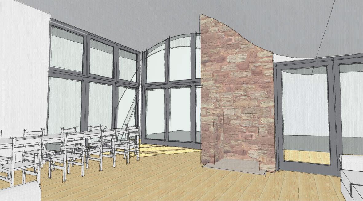 dovearch's tweet photo. New sketch scheme to make the most of an amazing view from the hills of #Utkinton, #Tarporley https://t.co/Mf3vy32nsb