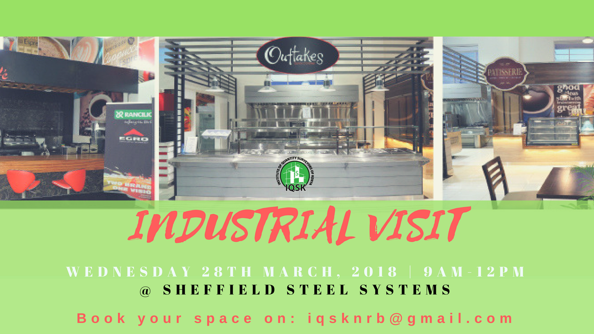 Are you in for this industrial visit? Send your confirmation to iqsknrb@gmail.com indicating your name and membership category e.g. MY FULL NAME, Graduate Member. 

cc. <a href="/cresa_uon/">CRESA UoN</a>  <a href="/SheffieldAfrica/">Sheffield Africa</a> #MyIQSK #Sheffield
