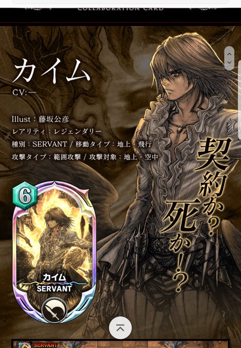 カイムのtwitterイラスト検索結果 古い順