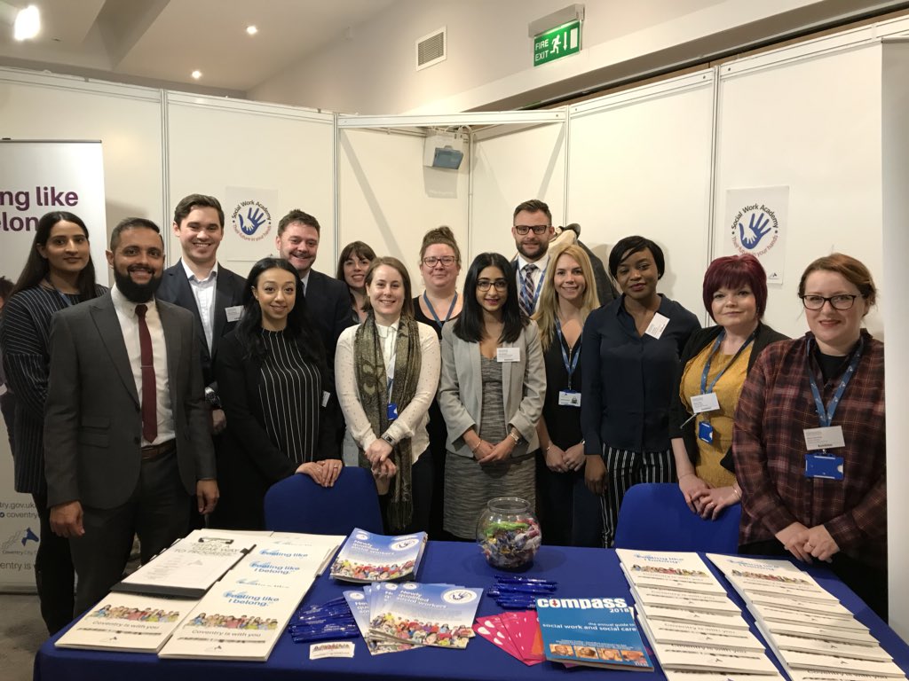 Awesome team out today to talk and chat about career opportunities for social workers in Coventry. @coventryDCS <a href="/COMPASSeventsUK/">COMPASSevents</a>