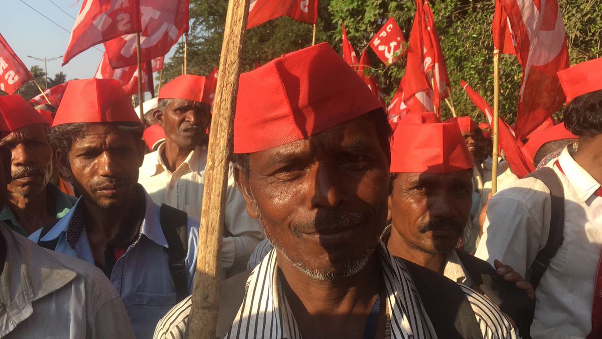 cjpindia's tweet photo. .@SitaramYechury compares #KisanLongMarch to #DandiMarch Also says this #FarmersOutcry is like the explosion by #bhagatsingh #FarmersMarchToMumbai @cpimspeak @KisanSabha @_YogendraYadav @harsh_mander @TeestaSetalvad @jigneshmevani80 @KKumarJNU https://t.co/aCWOisBMU7