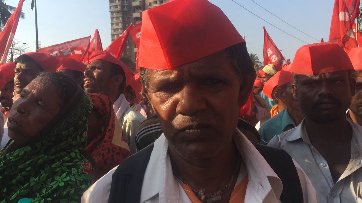 cjpindia's tweet photo. .@SitaramYechury compares #KisanLongMarch to #DandiMarch Also says this #FarmersOutcry is like the explosion by #bhagatsingh #FarmersMarchToMumbai @cpimspeak @KisanSabha @_YogendraYadav @harsh_mander @TeestaSetalvad @jigneshmevani80 @KKumarJNU https://t.co/aCWOisBMU7