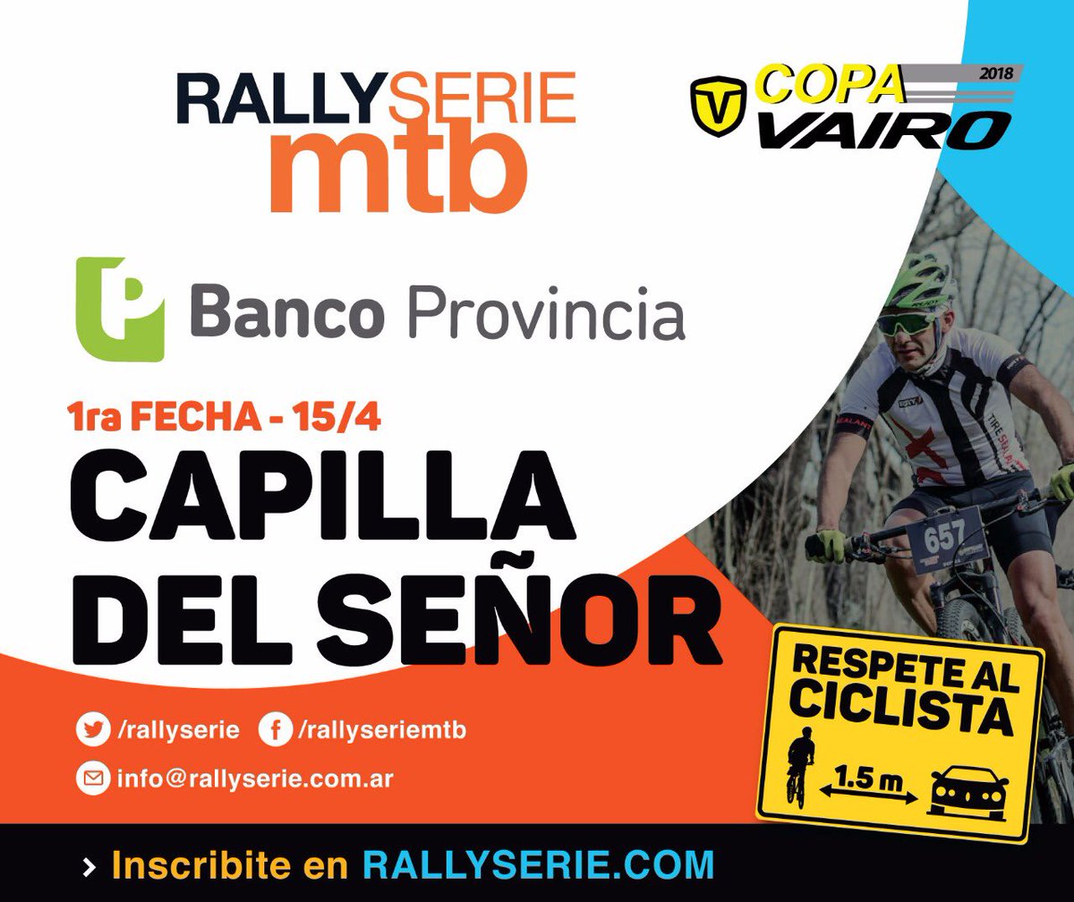 Inscripciones abiertas! #rallycapilla #mtb