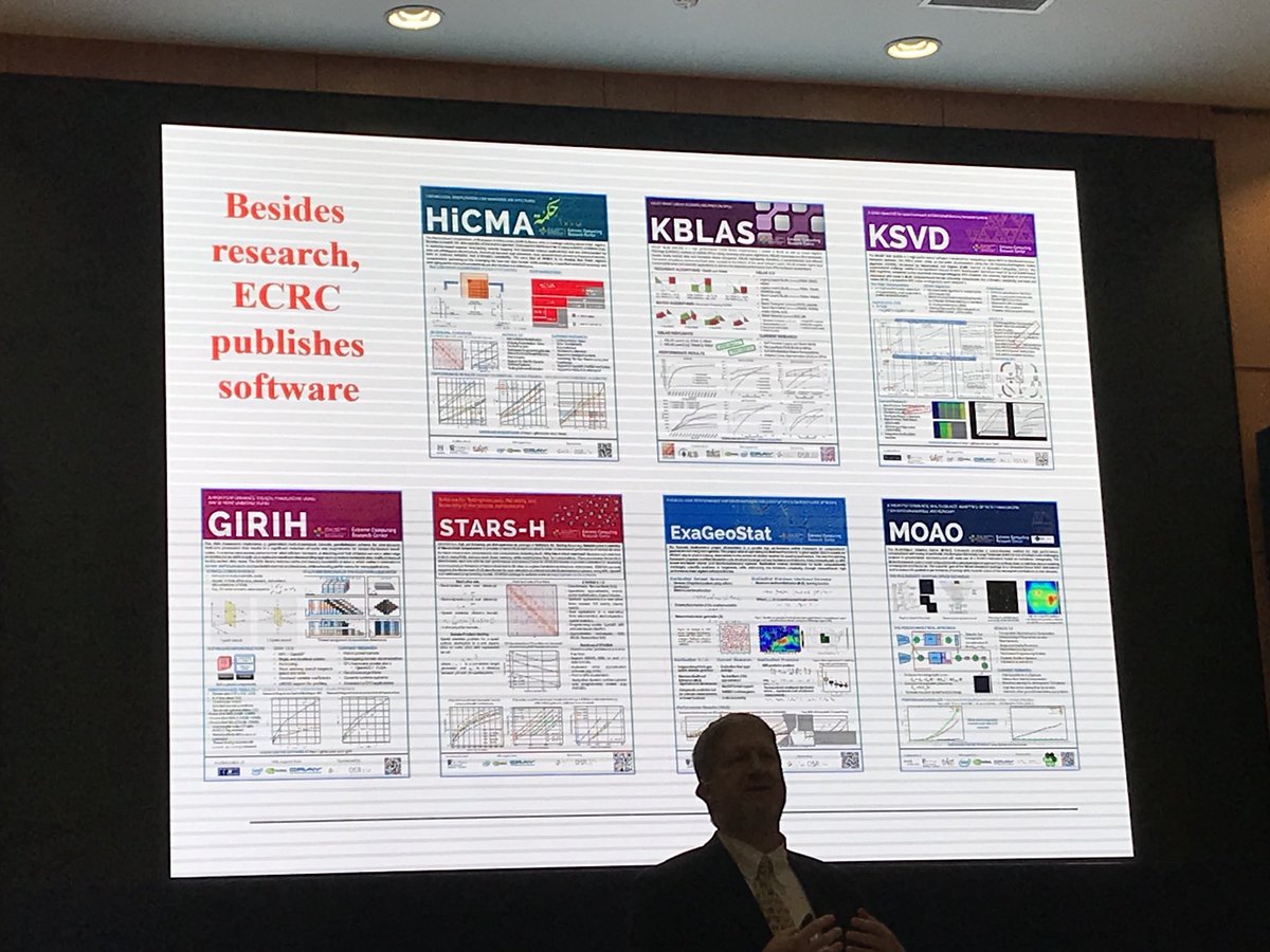 mnoukhiya's tweet photo. Prof. David Keyes Director @KAUST_ECRC @KAUST_News talks about Algorithms Adaptations to Extreme Scale Computing #HPC_Saudi #HICMA #KBLAS @nvidia #GPU #KSVD @cray_inc #LibSci #MOAO @Obs_Paris @KAUST_HPC https://t.co/goBPU0FpeF