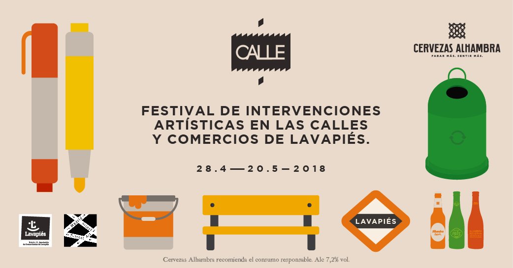 MSAP_Madrid's tweet photo. ¡Artistas! ¡Este domingo acaba el plazo para presentar propuestas para la quinta edición de @CALLELavapies!​. Se seleccionarán hasta 50 propuestas. ¡No se despisten!  Toda la info en https://t.co/9YCJYmd54x 

Festival del 28 de abril al 20 de mayo. @lavapiesenvivo @Alhambra_Es https://t.co/TDubu0Yw8D