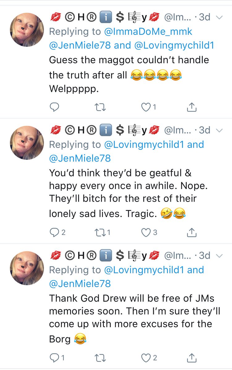 proudnanaKathy's tweet image. You coming for anyone preaching kindness is hilarious. 🤣🤣

If anyone should practice what they preach it’s you sweets. 

👇🏼🙃✌🏼 #KillyWithHypocrisy #GH