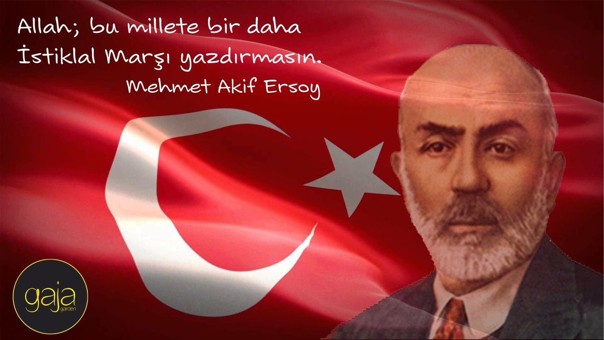 İstiklal Marşı'mızın kabulünün 97. yılını kutluyor, #MehmetAkifErsoy'u rahmet ve minnetle anıyoruz.