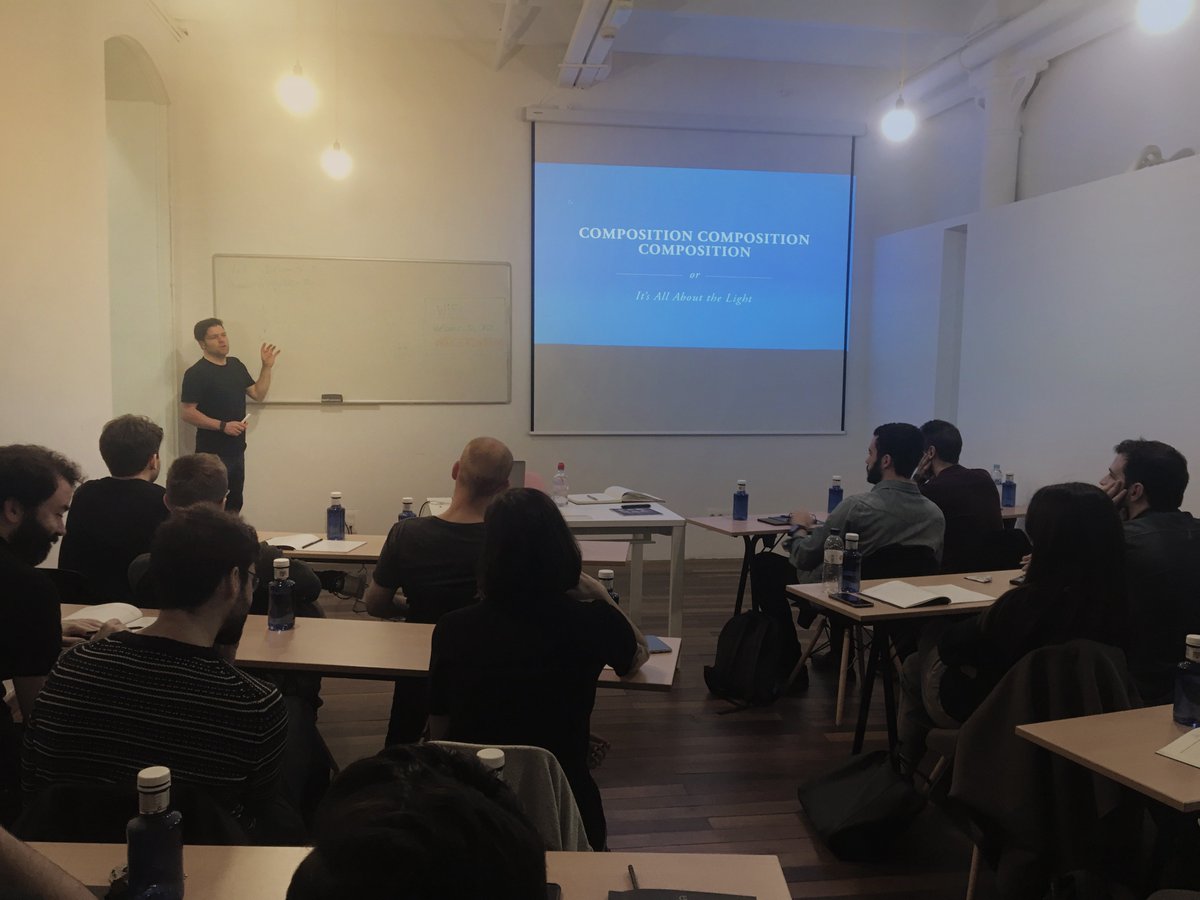 Anna_Manosa's tweet photo. It was a blast to attend the Creative Lighting workshop this weekend with Damian Fennell and Nikos Nikolopoulos. Back to the office with inspiration and motivation at 100%!!! https://t.co/NLeO8of3vt