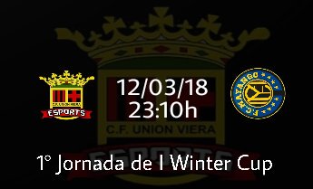 Brawc_Gaming's tweet photo. 1° Jornada de #IWinterCup de @ProGamingCT 

@UVieraEsports vs @FC_Mayango 

12/03/18
23:10h

E.Oficial: @CFUNIONVIERA https://t.co/RgmZdeuCPZ