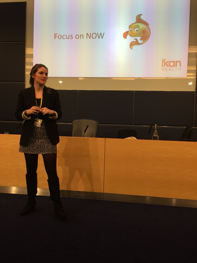 Start with a mindfulness exercise. Focus on your breath. Inhale. Exhale. <a href="/hannileefish/">Hannilee Fish</a> guides #RockingUrTeens Girls Conference attendees to be present in the moment. #PressforProgress #IWD2018