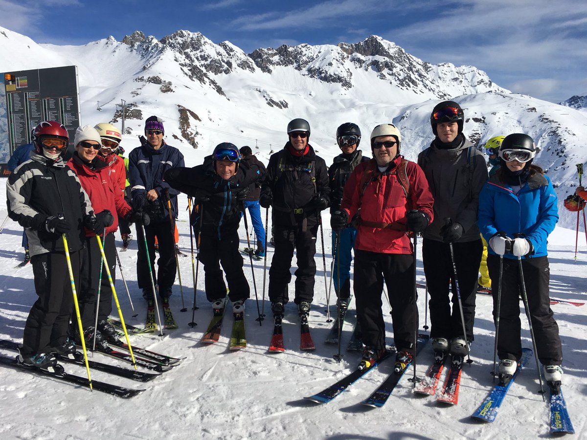 TeleSkiSnow's tweet photo. Ski Sunday’s @skigrahambell on first day of Telegraph #StAntonReaderTrip with @VIP_SKI https://t.co/0lUciXUilr