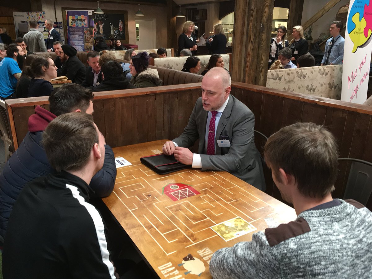 Tim from @Remploy talking to young people at the #BHConversation <a href="/BluestoneWales/">Bluestone</a>