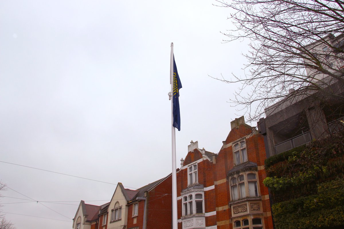 Earlier today, the Mayor of Sutton - Cllr Jean Crossby, former mayors, members and volunteers from the Gary Mason Charity, battled through the rain to celebrate the annual raising of the Commonwealth Flag in Trinity Square. #CommonwealthDay