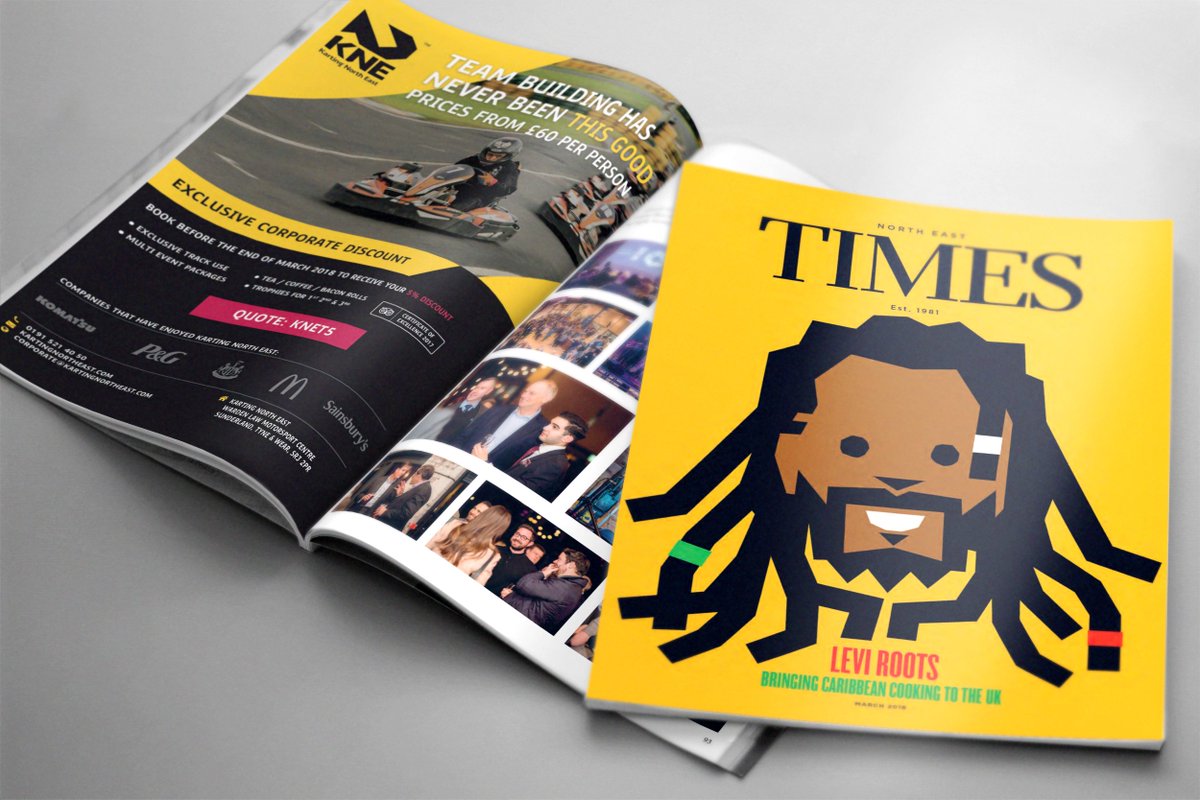 Check out the full page advert we created for <a href="/KNE_Official/">Karting North East</a> in March's edition of #NorthEastTimes #PrintDesign #Advertising