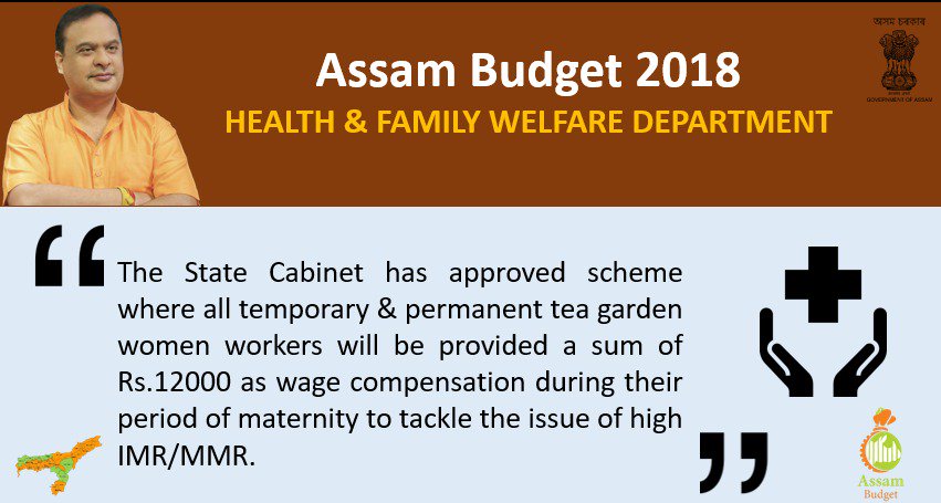 AssamFinDept's tweet photo. Provisions for Health and Family Welfare Department by the government of #Assam in #AssamBudget2018 #AssamEBudget @samirsinha69 https://t.co/VzK4kF6aOp