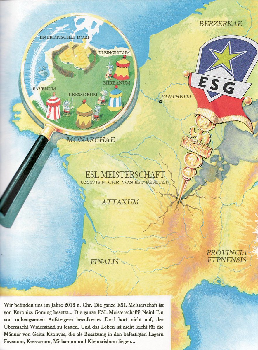 Wir befinden uns im Jahre 2018 n. Chr. Die ganze #ESLMeisterschaft ist von <a href="/EuronicsGaming/">Loading...</a> besetzt... Die ganze ESL Meisterschaft? Nein!