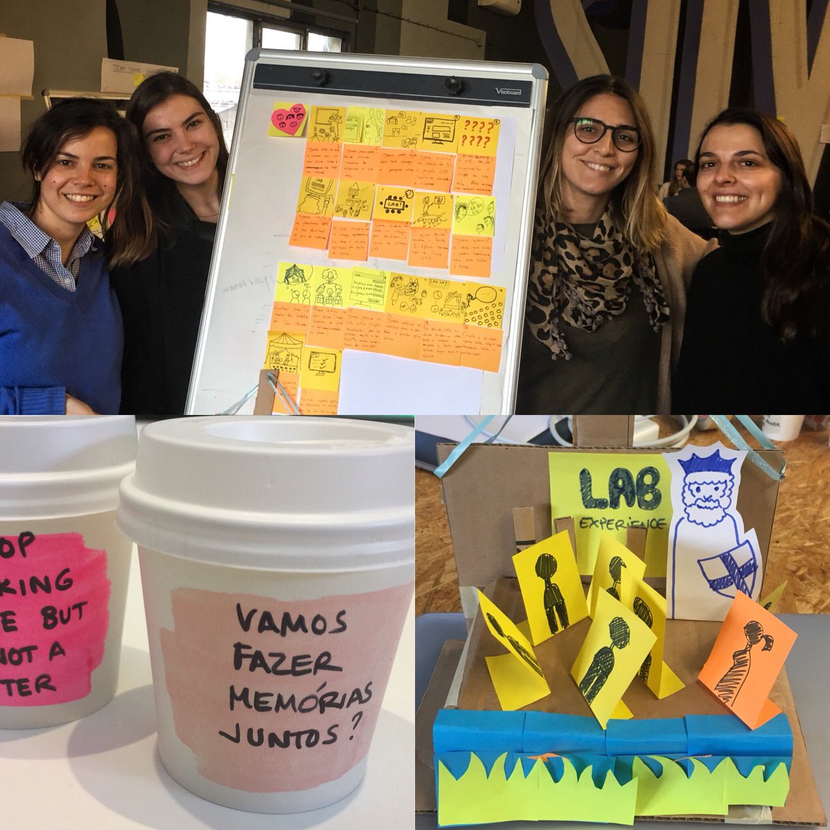 Filipa_LC's tweet photo. Great weekend at @LxServiceJam 👏🏼
Had loads of fun and met great people! ☺️ #LxSJam #ServiceDesign #lisbon #portugal https://t.co/xlh8wTODUS