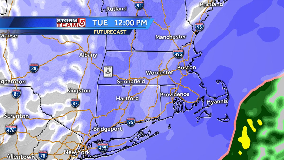 Met_CindyFitz's tweet image. Here&apos;s a closer look at the timeline for our next #noreaster  Snow moves in after midnight... snowing hard Tue AM thru midday with bands in eastern MA producing 1-3&quot;/hr rates and whiteout conditions.  Snow intensity lessons after 8pm.  Tough travel all day. #wcvb
