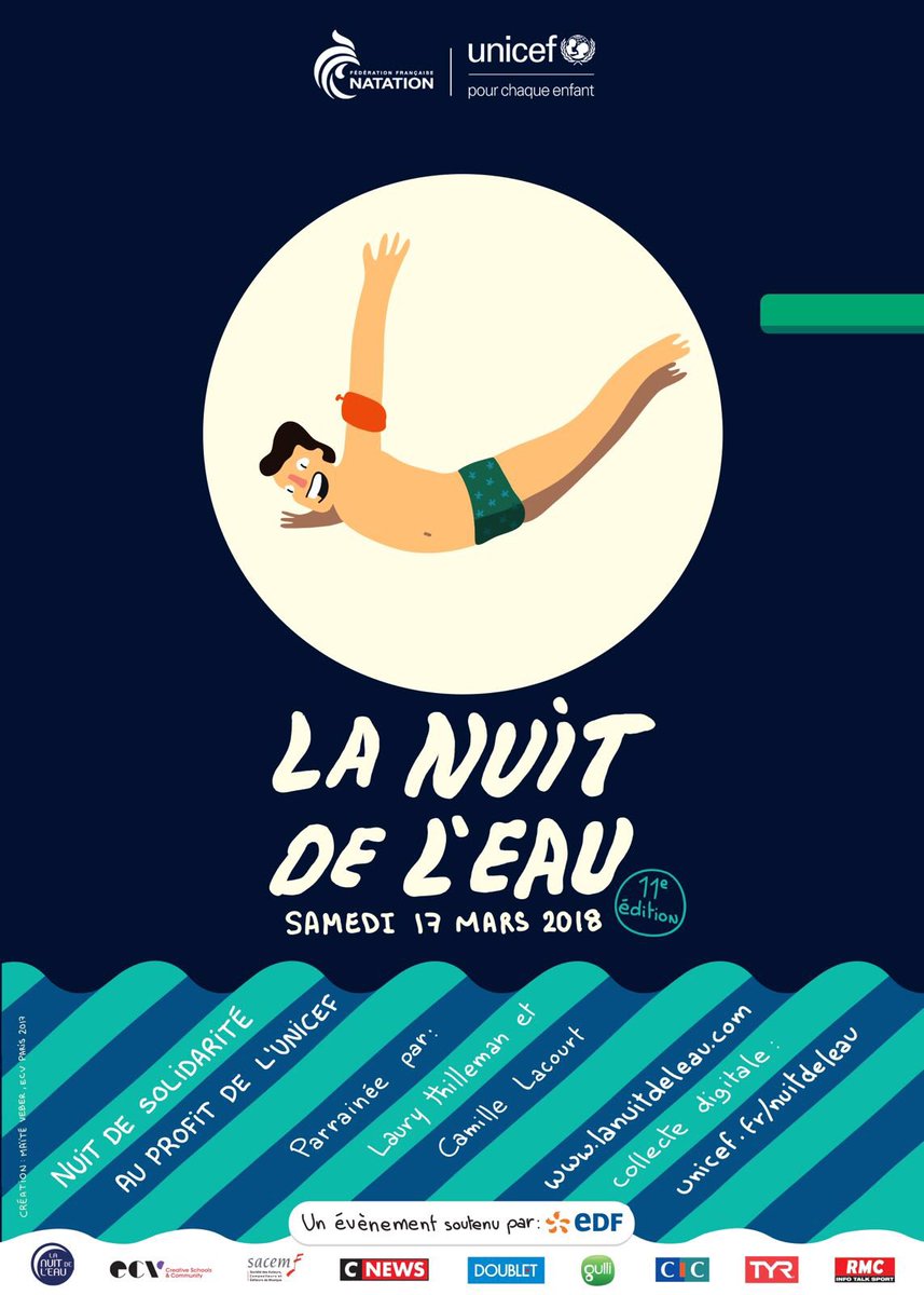 Oui @BousquetFred ! Toujours là pour apporter mon soutien à ceux qui en ont besoin 💪🏼 Moi aussi #jaiencorepiscine le 17 mars pour la #Nuitdeleau 💧et les enfants d’Haïti avec @UNICEF_france et @FFNatation ! Collecte en ligne : bit.ly/NuitDeLeauCami… @Manaudou tu es partante ?