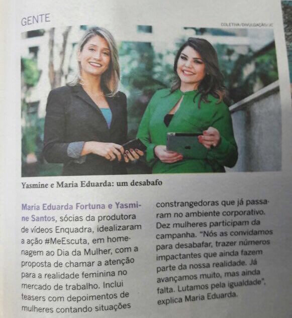 mefortuna's tweet photo. Nossa campanha #MeEscuta é destaque no Jornal do Comércio ❤️#Enquadra https://t.co/t4KB7Kwr4f