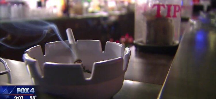 DanGodwinFOX4's tweet photo. Live this morning, in beautiful Downtown Fort Worth.   Today, the city officially goes “smoke-free.”   We’re reporting on the new ordinance that strictly limits where people can light up. https://t.co/6jyfIucDEC
