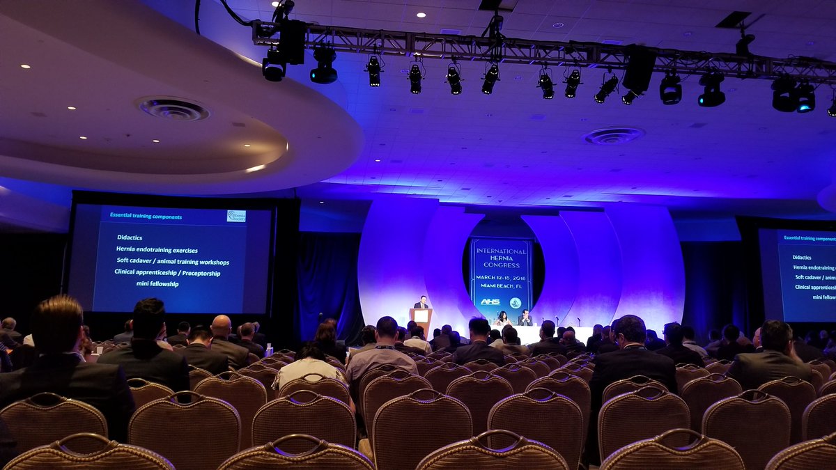 Start of the meeting, have a great lineup for the next couple days.  #AHSEHS2018