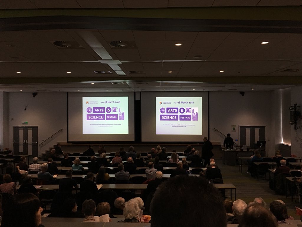 missabeatricec's tweet photo. Kicking off @ArtsScienceFest off in style with a lecture from @theAliceRoberts! #UoB #ArtsScienceFest https://t.co/eWR9RWDFbi