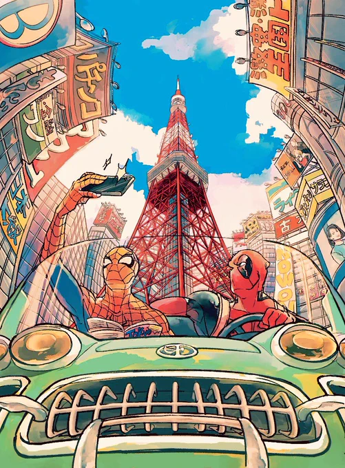 #私の作品もっと沢山の人に広がれ祭り
温度と空気を感じる世界をデジタルと油絵で描くのが好きです 去年はスパイダーマンメインに色々描いてました これからはオリジナルも描いていきたい… 