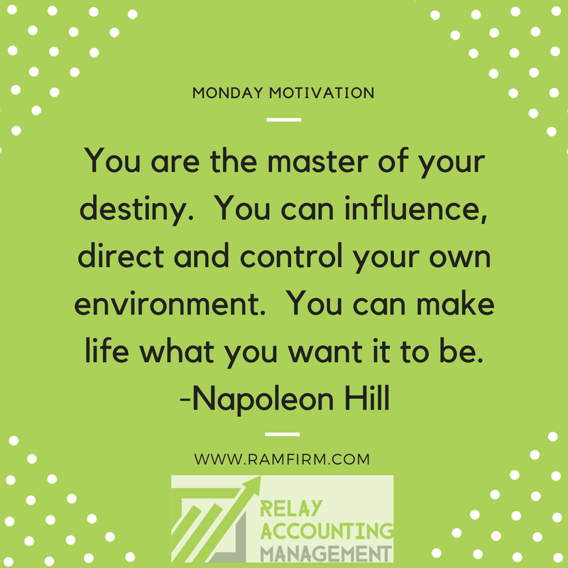 TheRAMFirm's tweet photo. 🤔What will you do to make your dreams come true today? Happy Monday! 💚

#SmallBiz #RAMTaxTalk #Entrepreneur #MotivationMonday https://t.co/VKrIeJo40v