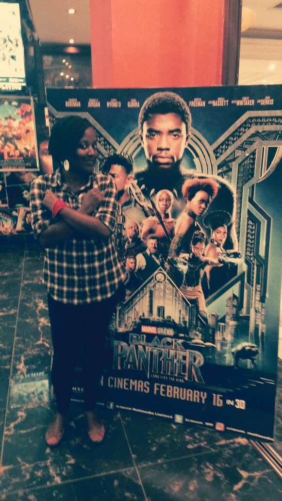 BeeJacque's tweet photo. Bae and l having a #Wakandan moment , @chadwickboseman is bae π and my #MCM today. #WakandaForever #WelookGoodTogether π #MyDreamsAreValid ,Gyebaleko @Lupita_Nyongo, #YourWordsNotMine #IStillLoveYouLupita #OkAmDone π https://t.co/q0dNT8V421