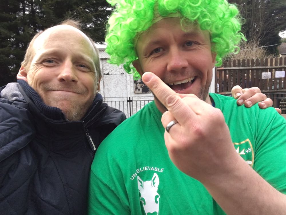 Baz double happy with Saturday's clean sweep on the Tutu!! #Sutts #Tutu #Vetsfootball