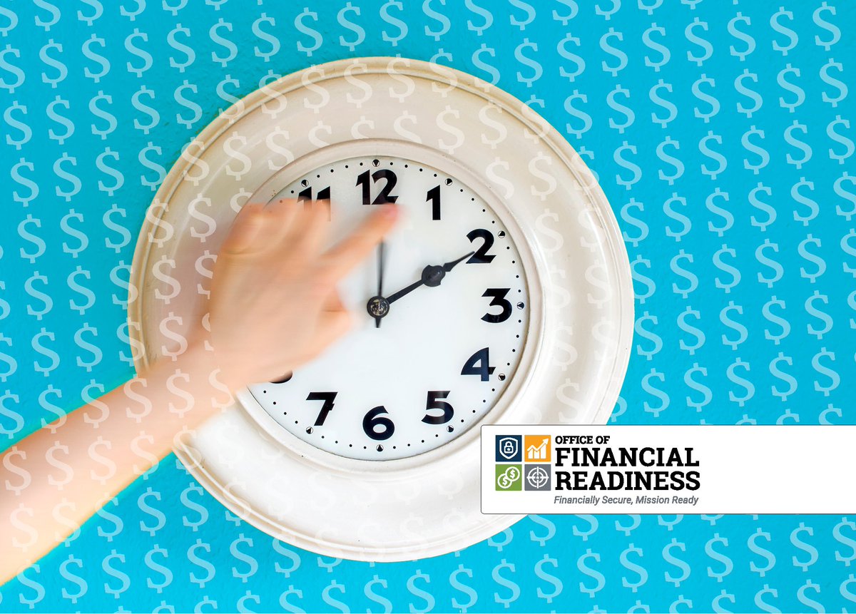 DoDFINRED's tweet image. Many of us set our clocks forward this weekend, but all of us can spring our savings goals forward. Here are some tips to help get you started. #DaylightSavingsTime #SpringFoward 

militarysaves.org/for-savers/set…