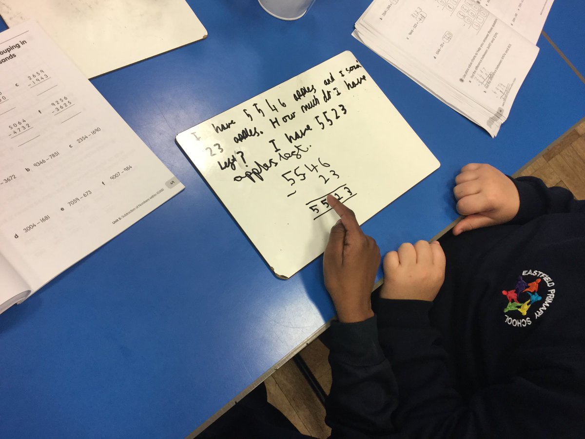 EPSMissMHardy's tweet photo. Y3 were busy #consolidating their knowledge of #ColumnSubtraction this morning, applying what they know to answer questions in their practice books. #InspireMaths #Y3areMathsExperts #QuickSix 😁👍🏼✍🏼@Gaynor_Spence @Eastfield_EN3 https://t.co/mmbAi4z9iD