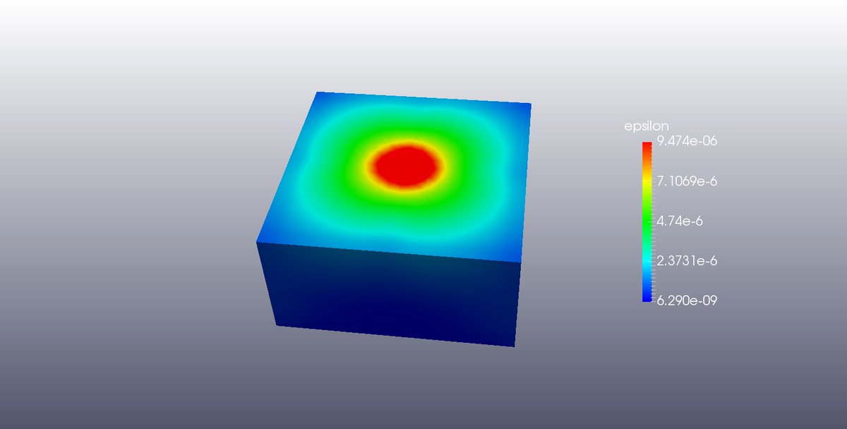 AdnanijazCh's tweet photo. "Natural Convection Simulation" using #OpenFOAM. Solver used is buoyantPimpleFoam. #Simulation shows constant heat source influencing stationary volume of air.
Simulation result files can be downloaded from here: https://t.co/xfmy7iokEJ
#CFD #freesimulation #fetchcfd https://t.co/dNYtQzEZ1m