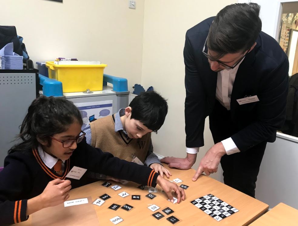 ealing_college's tweet photo. Our very own Head of Engineering, Adrian Winiecki, was invited to contribute to the @BellevueGroup Maths Collaborative Learning Day last week. Adrian held a session for talented mathematicians from five Bellevue prep schools across London #BVCollaborativelearning #EICMaths https://t.co/CnDab0lk08