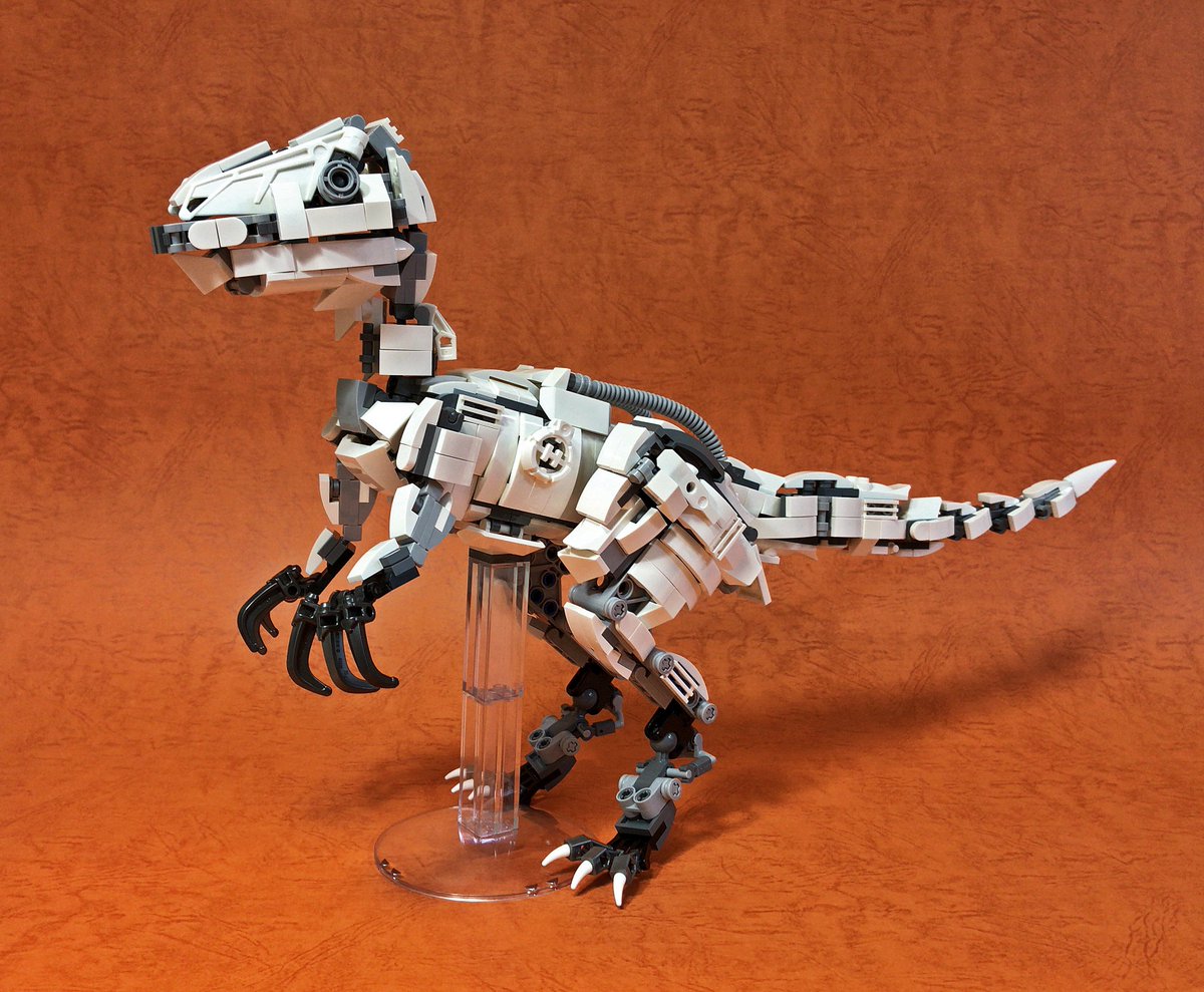 にかいどう 機械生物図鑑 No Twitter レゴでメカ 恐竜 を作ったよ 首や尻尾 四肢が自在に動きます ヴェロキラプトルと言いたい所なのですが 最近の研究で本当は羽毛で覆われている羽毛恐竜だったらしいですね なのでゲームやジュラシックな映画でよく見る