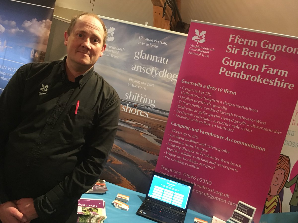 Perry from <a href="/nationaltrust/">National Trust</a> will be talking to young people about opportunities throughout #Pembrokeshire and beyond. #BHConversation