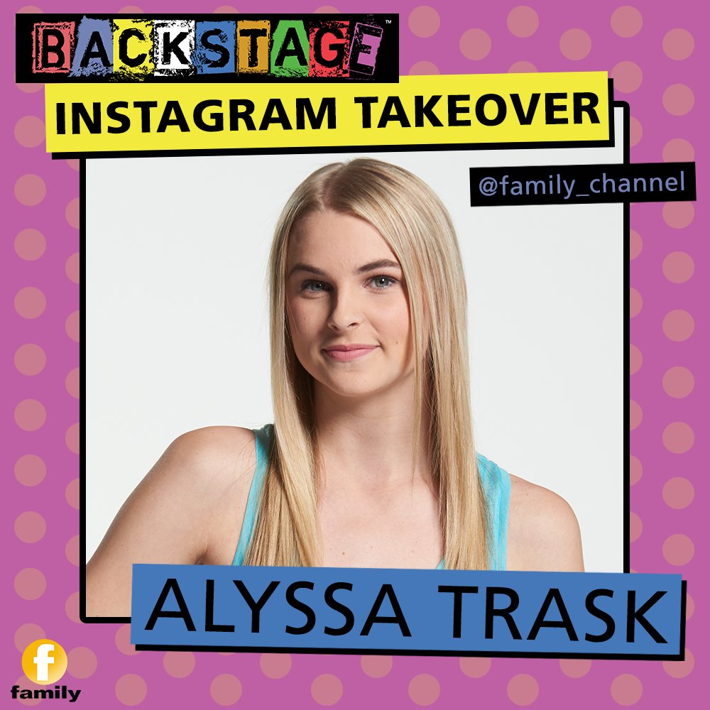 .<a href="/traskalyssa/">Alyssa Trask</a> is taking over our Insta Story today for the PREMIERE of <a href="/backstagetvshow/">Backstage TV</a> season 2! Watch the episode @ 6:30pm et/pt annd get your questions ready because she's doing a LIVE Q&amp;A @ 7pm ET! #BackstageTV #MarchBreak