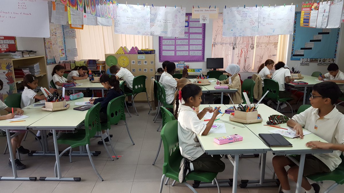 tabassum200075's tweet photo. Mindfulness Mandala Monday- This is how we began our day, with relaxing music and Mandala colouring. 
#BehappyBegcs 
#GCSMindfulness
@ GCS primary grade 4 https://t.co/uPx3Eg4voI