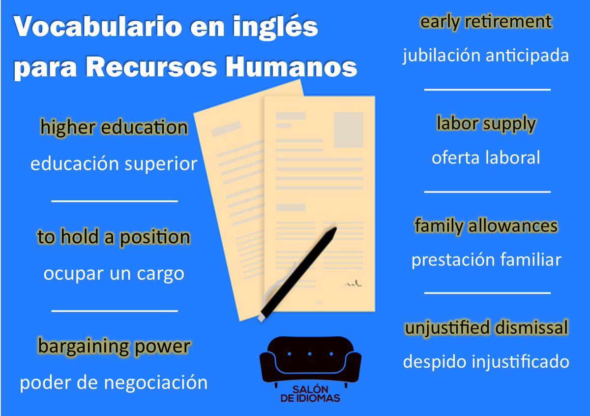 Vocabulário de RH em inglês