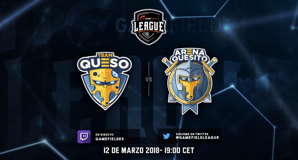 AppGradeEsports's tweet photo. (2/4) Sigue la 1ª división de @gamefieldES, hoy 3 partidos de la J6:
🇪🇸19:00 -> @TeamQuesoGG vs @ArenaQuesitoGG
🇪🇸19:45 -> @eMonkeyzClub vs @Fen1x_CR
🇪🇸20:30 -> @WildGamingClub vs @gBotsCR 
📺https://t.co/HFN0nWCW0I https://t.co/QHHrV5BkCI