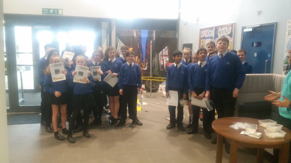 Year 8 gathering evidence - who killed Carl Leon <a href="/AAScienceDept/">AA Science Dept</a> <a href="/acc_academy/">Accrington Academy</a> #BSW18