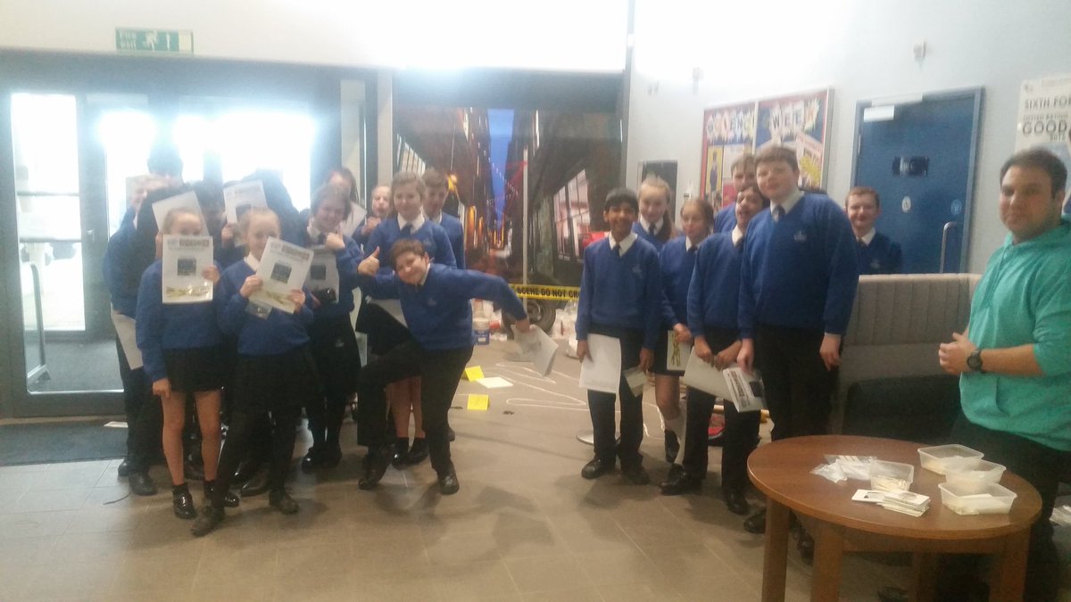 Theres been a murder!!!! <a href="/acc_academy/">Accrington Academy</a> <a href="/AAScienceDept/">AA Science Dept</a> <a href="/AccringtonNews/">Accrington Observer</a> #BSW18