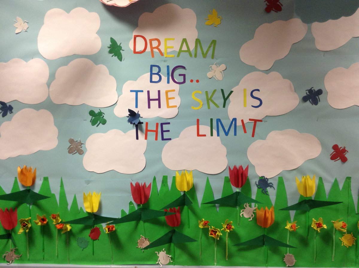 OrmskirkSchool's tweet image. Spring has well and truly sprung in the Respect Centre #spring #springdisplay # dreambig #theskyisthelimit
