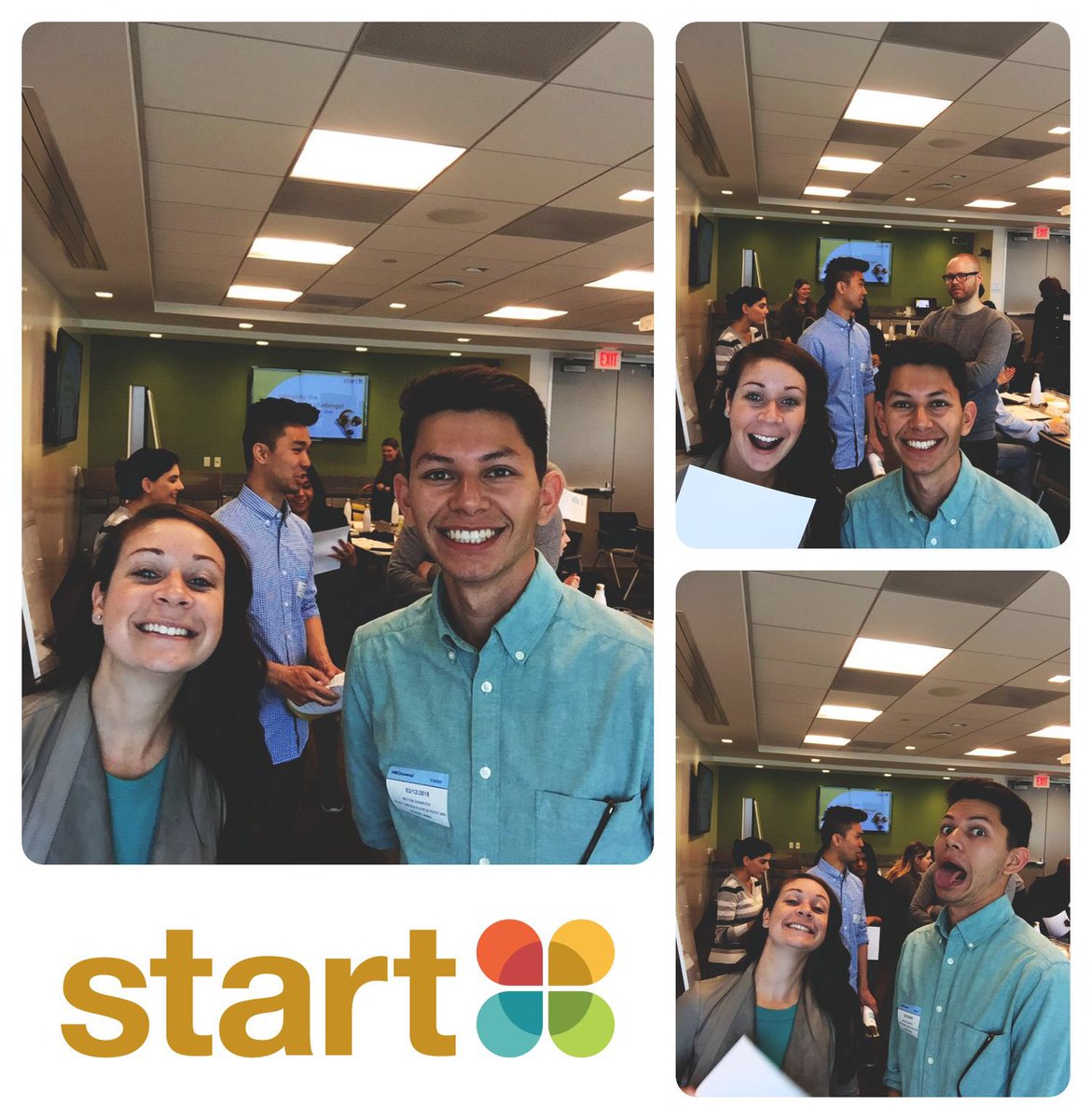 Making friends at NBCUniversal Orientation @talentlabNBCU #startNBCU