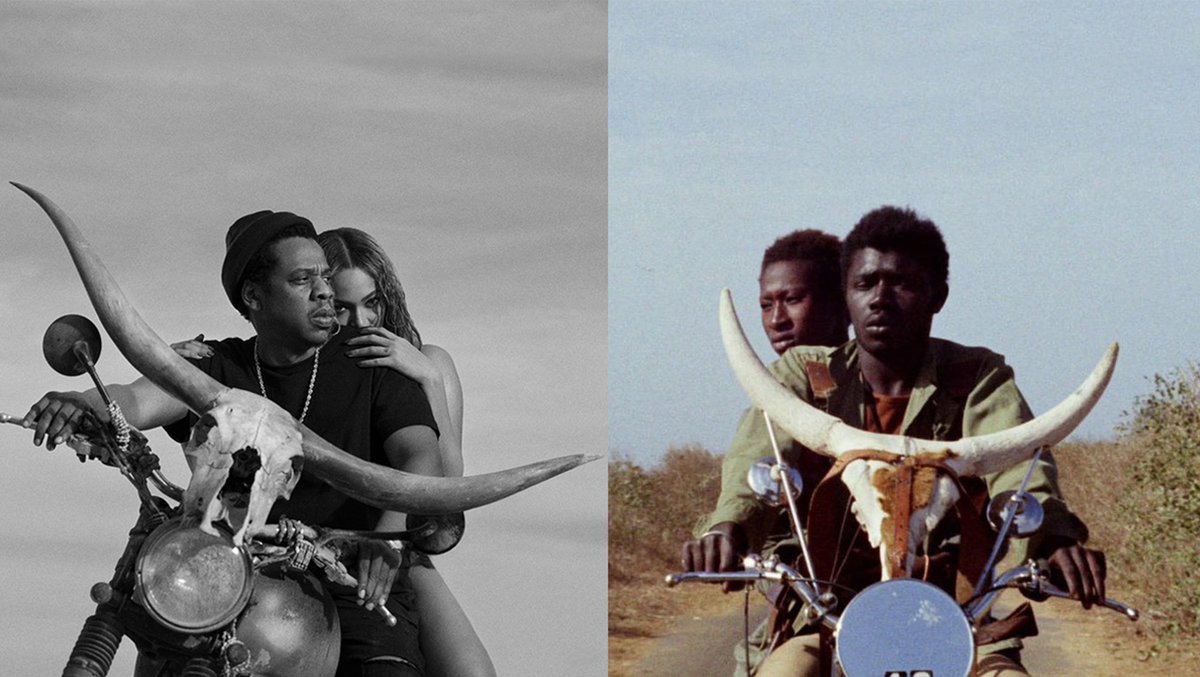 This #OTRII promo poster references a vintage Senegalese film that you need to check out bit.ly/2FD2ePH
